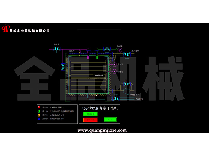 圆形静态真空干燥机